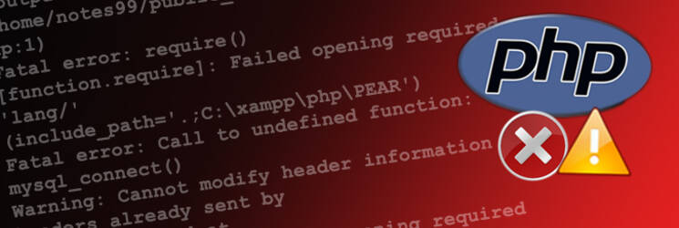 Показване на PHP грешки и предупреждения